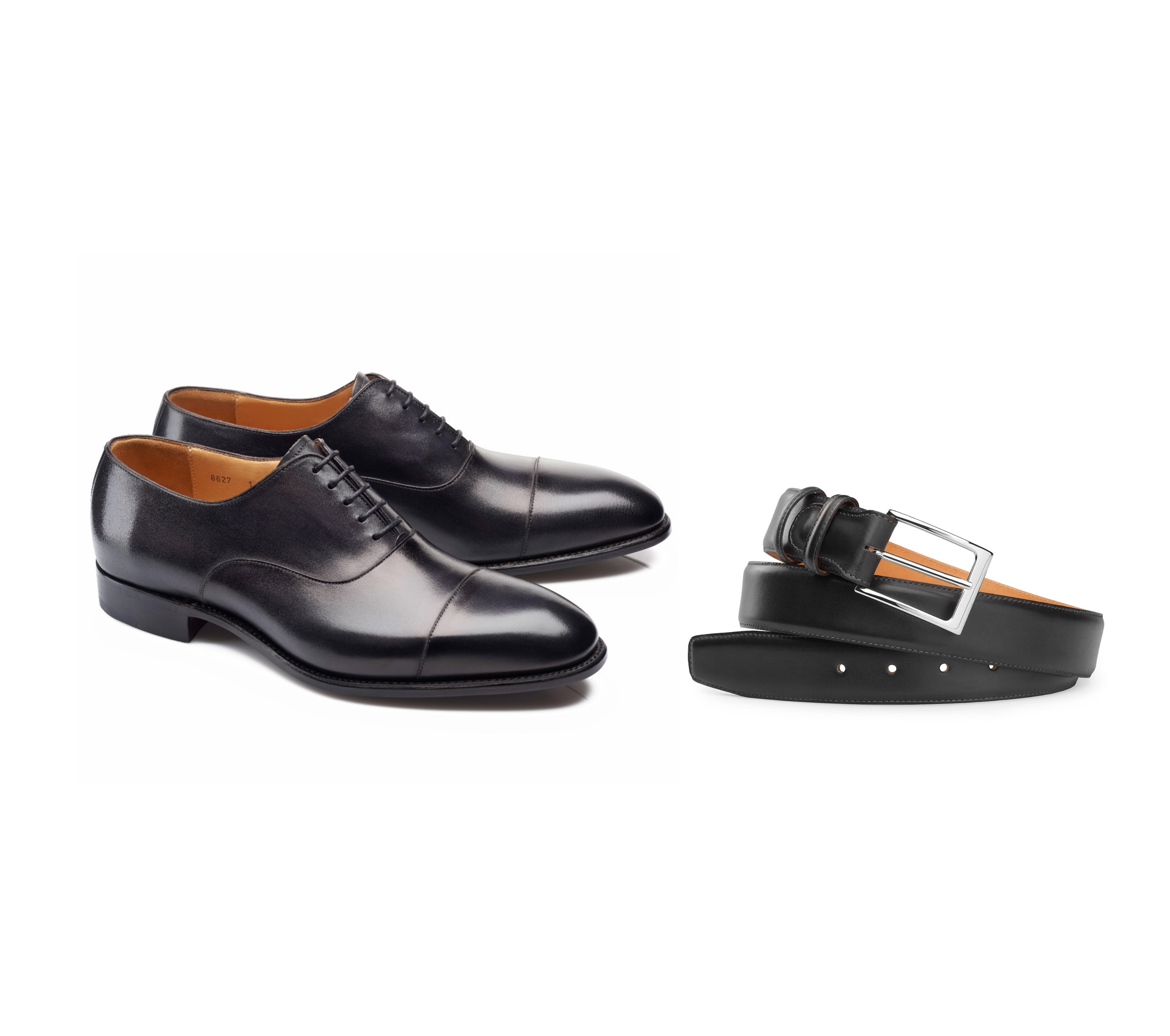 Chaussures Cap Toe - Harold Noir Shadow
